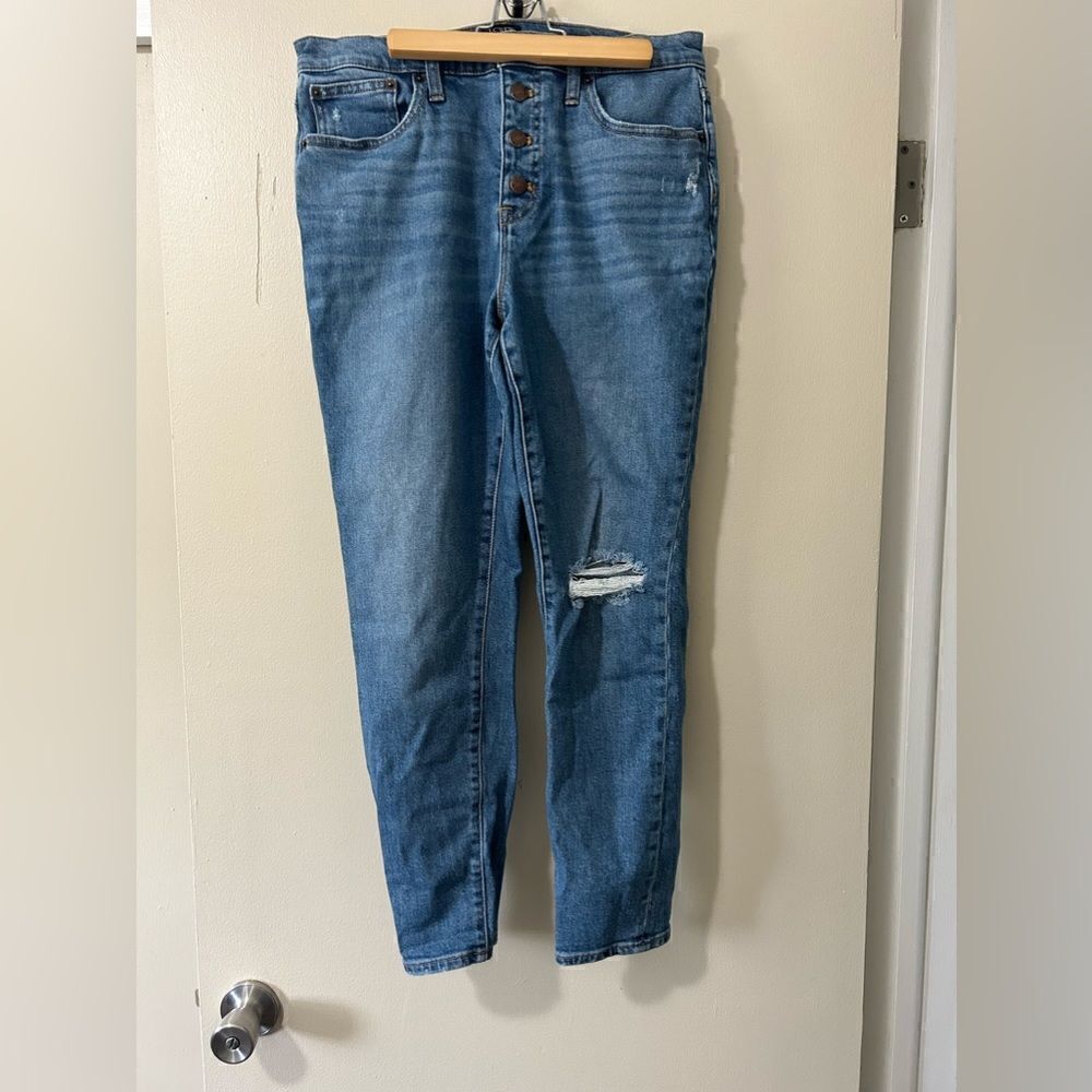 JCrew 10 inch high rise skinny Jean